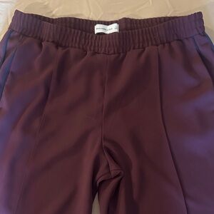 Abercrombie & Fitch Burgundy Track Pants